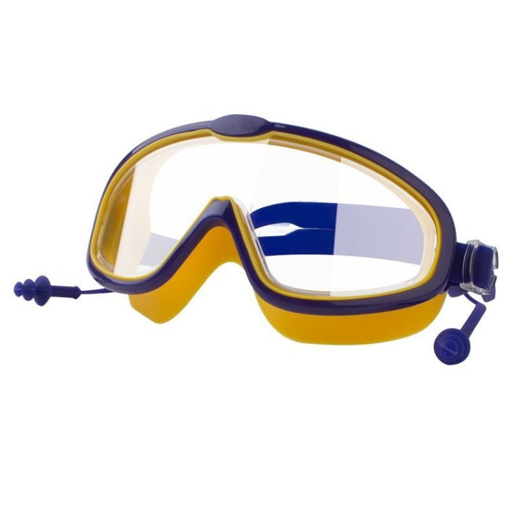 Children Anti-fog Large Frame Swimming Goggles With Conjoined Earplugs, Swimming Goggles With Conjoined Earplugs(Black), Swimming Goggles With Conjoined Earplugs(Pink), Swimming Goggles With Conjoined Earplugs(Yellow)                                   ...