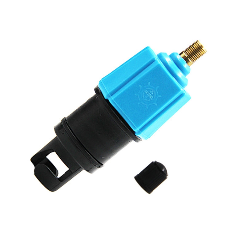 For Paddle Kayak Surfboard Valve Adapter Car Pump Conversion Head, Blue