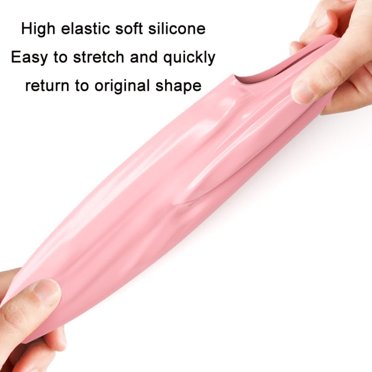 WAVE Waterproof Solid Color Ear Guard Silicone Swimming Cap, White, Pink, Black, Pink Blue, Rose Red, Colorful Blue, Childrens White, Childrens Pink, Childrens Pink Blue, Long Hair Pink Purple, Long Hair Black