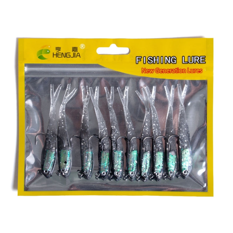 10 PCS HENGJIA 7cm 5g Fork Tail Pack Fish Sea Fishing Tools Luya Bait, 7cm 5g 1, 7cm 5g 2, 7cm 5g 3, 7cm 5g 4, 7cm 5g 5