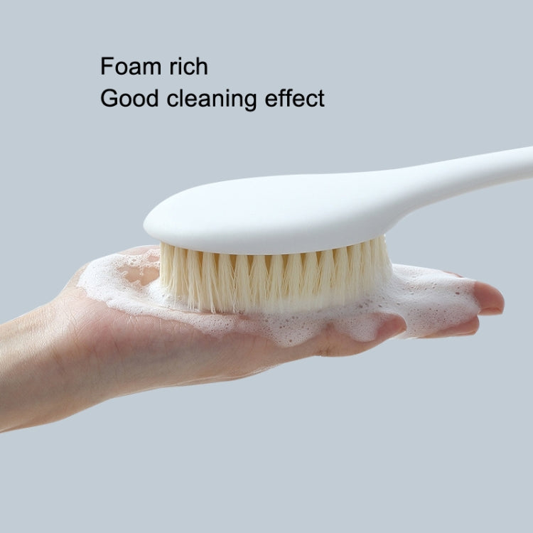 Long Handle Soft Hair Bathing Brush Nylon Hair Massage Brush, Soft Hair White, Soft Hair Grey, Soft Hair Blue, Soft Hair Pink
