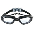 HAIZID HD Anti-fog Waterproof Myopia Swimming Goggles, Optical Black, Optical Blue, Optical Pink, Optical Gray, Plating Black, Plating Gray, Plating Blue, Plating Pink, Myopia 150 Degrees, Myopia 200 Degrees, Myopia 250 Degrees, Myopia 300 Degrees     ...