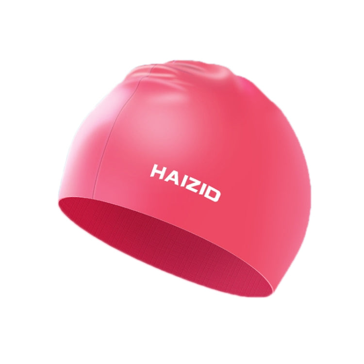 HAIZID Silicone Waterproof Oversized Swimming Cap, Black 50g, Gray 50g, White 50g, Blue 50g, Rose Red 50g, Pink 50g, Black 55g, Gray 55g, White 55g, Blue 55g, Rose Red 55g, Pink 55g, Black 60g, Gray 60g, White 60g, Blue 60g, Rose Red 60g, Pink 60g