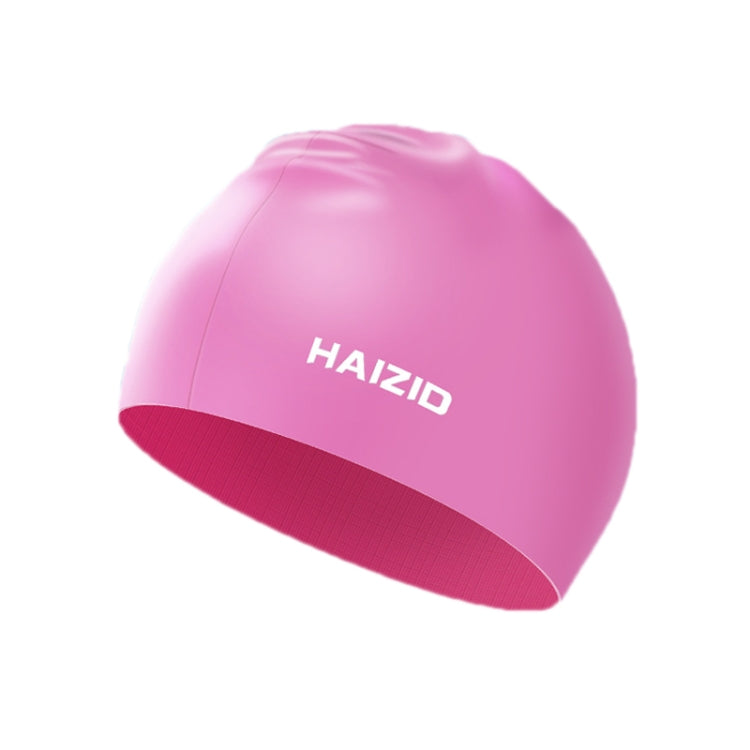HAIZID Silicone Waterproof Oversized Swimming Cap, Black 50g, Gray 50g, White 50g, Blue 50g, Rose Red 50g, Pink 50g, Black 55g, Gray 55g, White 55g, Blue 55g, Rose Red 55g, Pink 55g, Black 60g, Gray 60g, White 60g, Blue 60g, Rose Red 60g, Pink 60g