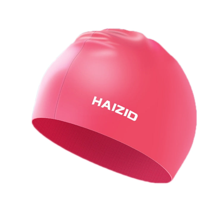 HAIZID Silicone Waterproof Oversized Swimming Cap, Black 50g, Gray 50g, White 50g, Blue 50g, Rose Red 50g, Pink 50g, Black 55g, Gray 55g, White 55g, Blue 55g, Rose Red 55g, Pink 55g, Black 60g, Gray 60g, White 60g, Blue 60g, Rose Red 60g, Pink 60g