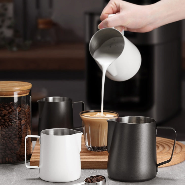 304 Stainless Steel Coffee Pot with Scale, Spec:, 350ml (Beige Beak), 350ml (Black Beak), 350ml (Retro Beak), 350ml (Black Crane Mouth), 350ml (Retro Crane Mouth), 500ml (Retro Crane Mouth), 600ml (Beige Beak), 600ml (Retro Beak)
