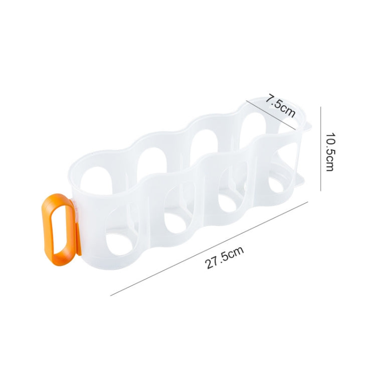 Beer Cola Refrigerated Transparent Storage Box, 3 PCS Yellow, 3 PCS Green, 3 PCS Orange