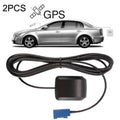 2PCS Car DVD Navigation GPS Satellite Antenna Amplifier FAKRA-C Interface, Plastic Base