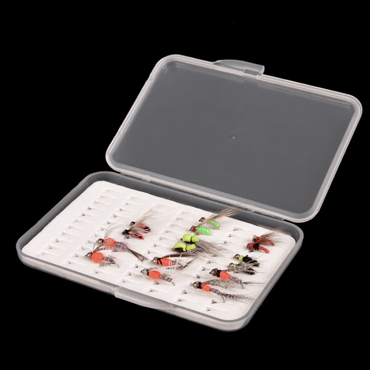 LEO 28055 Transparent Thin Flying Hook Box Fishing Hook Gear Box, Size:, Small  77 Bit