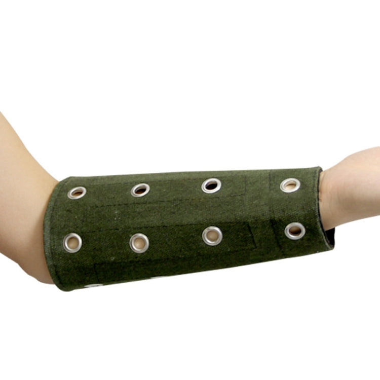 Cut-resistant Glass Arm Guard Sleeve Labor Protection, One Size Dark Green