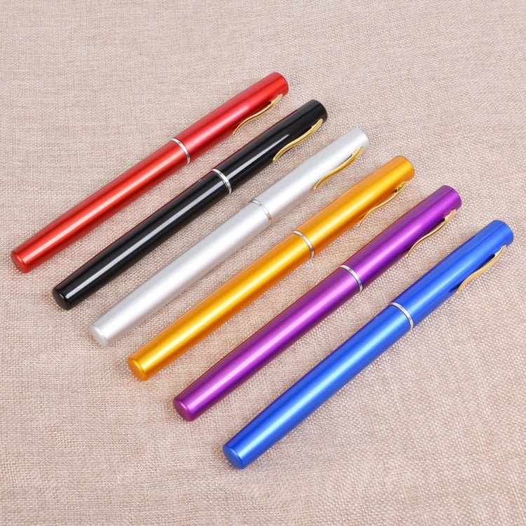 LEO Pen Type Fishing Rod & Spinning Wheel Fishing Reel Portable Pocket Fishing Gear, H8022G Gold, H8022PU Purple, H8022R Red, H8022 Silver, H8022B Black, H8022BL Blue