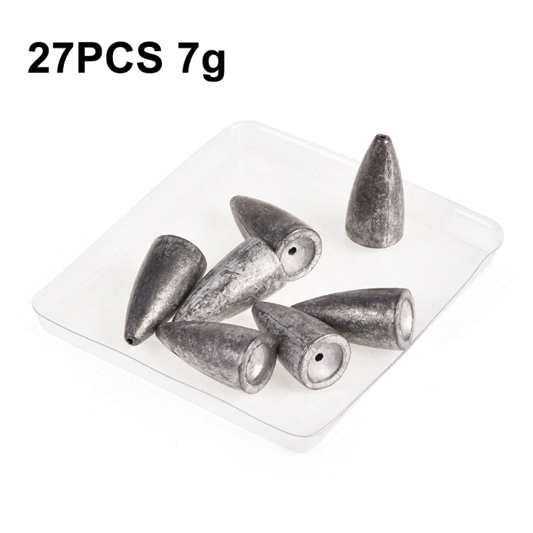 3 Bags LEO 27912 Lure Sea Rod Lead Drop Cast Fishing Sinker, Specification:, 7g