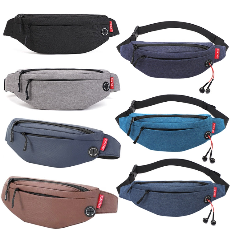 TINYAT T2003 Outdoor Sports Nylon Waterproof Mobile Phone Waist Bags, Black, Grey, Epithelium Blue, Epithelium Brown, Green, Light Blue, Dark Blue