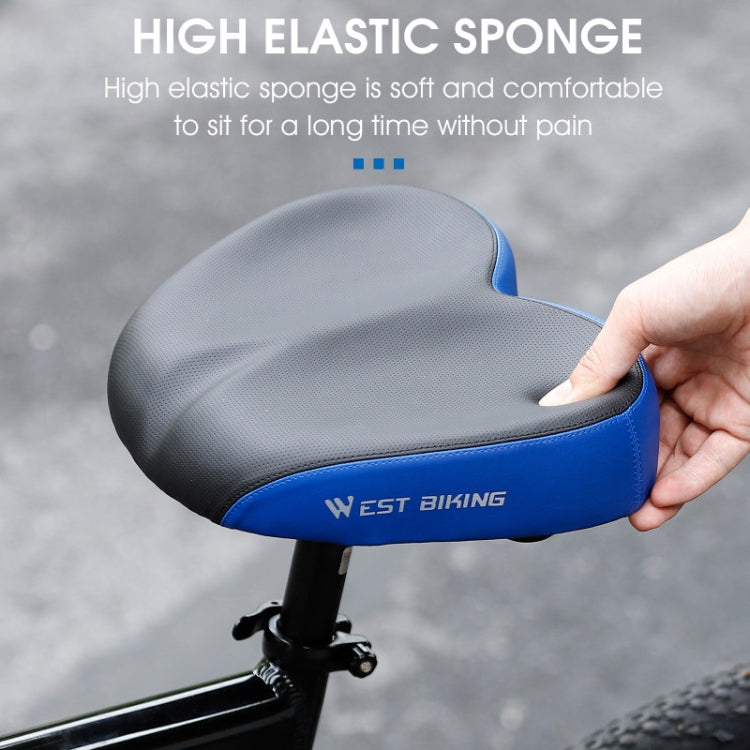 WEST BIKING Bicycle Widened And Comfortable Shock Absorbing Saddle, YP0801133