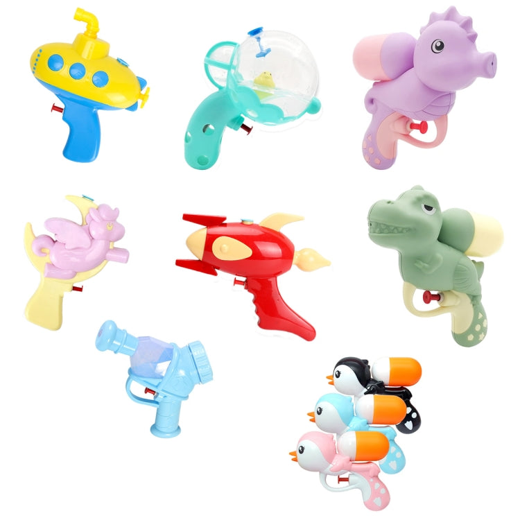 3 PCS Cartoon Shape Children Water Spray Toys, Spec:, Submarine, Duck, Pony, Rocket, Ice Type, Tyrannosaurus Rex, Hippocampus, Penguin (Random Color)
