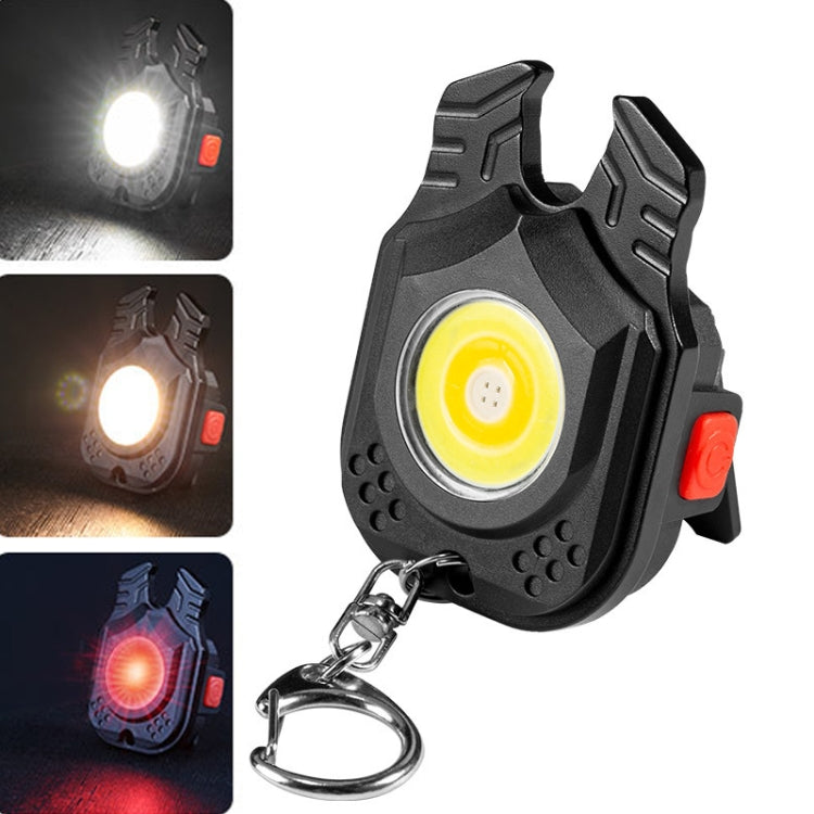 E-SMARTER W5129 Mini Strong Light Portable Flashlight, Specification:, With Keychain, With Tape Rope