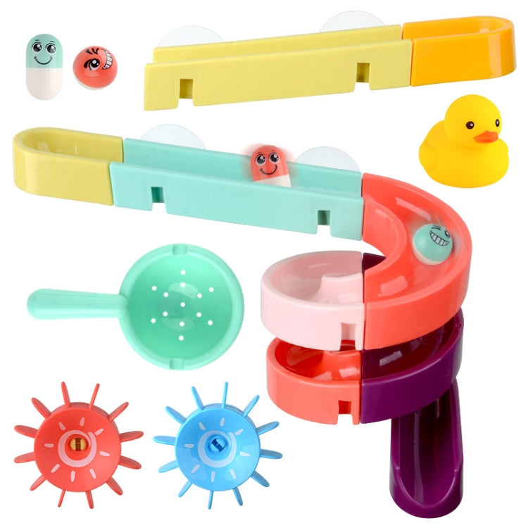Children Bath Building Blocks Slide Water Toys, Spec:, 12-pieces, 24-pieces, 44-pieces
