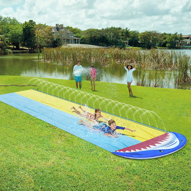 PVC Water Spray Shark Slide Lawn Park Outdoor Water Toys, With Surfboard, Without Surfboard