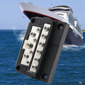 RV Bus Bar 12PIN 100A 32V High Current Copper Bar Wiring Bar, AOA1903