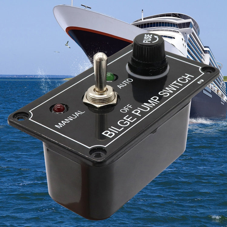 AOS3050AF Bilge Pump Switch 1 Group Rocker With Indicator Light With Overload Protection, AOS3050AF