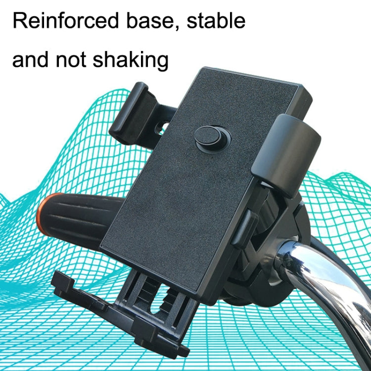 YY02 Bicycle Motorcycle Electric Vehicle Universal Mobile Phone Holder, Style:, Car Handle Model, Rearview Mirror Model, Rearview Mirror + Wrench + Screw