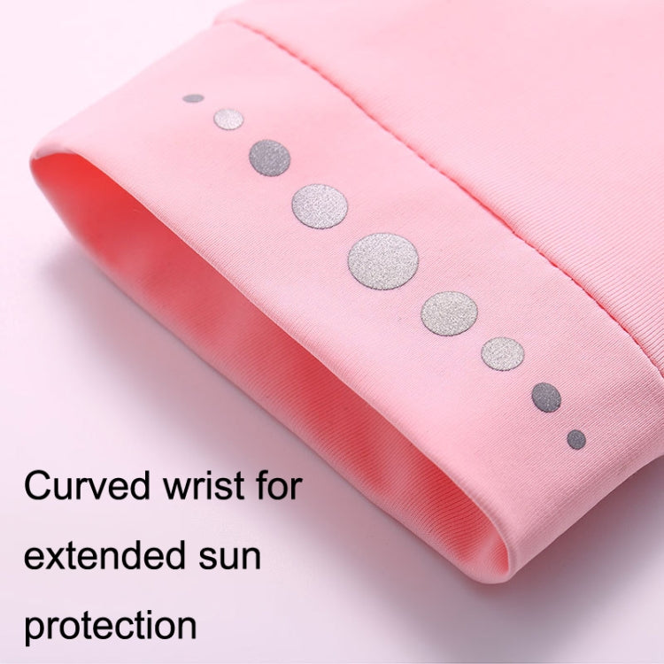 1 Pair XC-14 Riding Driving Sunscreen Anti-UV Fingerless Ice Silk Gloves, Style:, Line (Purple), Line (Dark Gray), Line (Light Gray), Line (Pink), Line (Black)