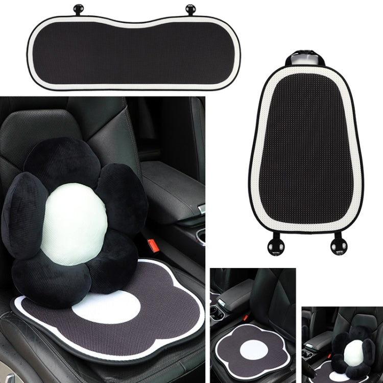 Ice Silk Simple Car Breathable Seat Cushion Cool Pad Summer Universal, Style:, Honeycomb Flower Front Row, Honeycomb Backrest, Honeycomb Back Row