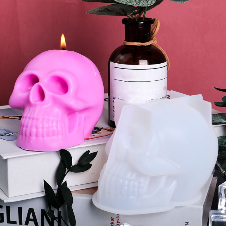 D804 Epoxy Mould Skull Candle Silicone Mould, D804