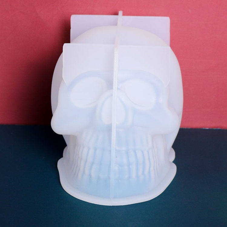 D804 Epoxy Mould Skull Candle Silicone Mould, D804
