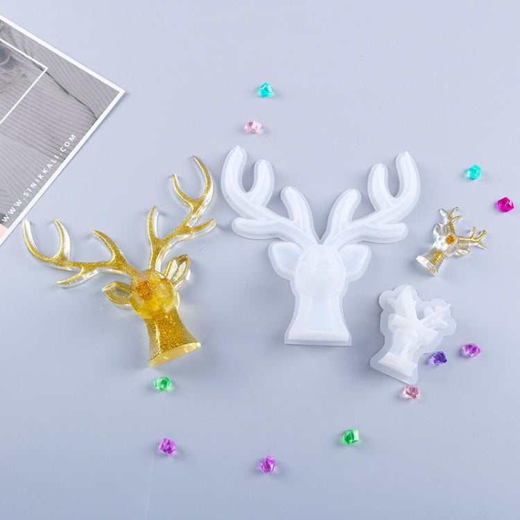 D617 DIY Drop Mold Deer Antler Ornament Silicon Mold, D617