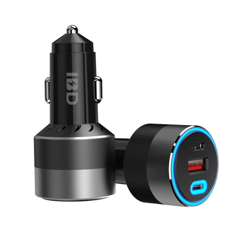 IBD353 Multifunctional Flame Retardant Car Phone Charger, 1U2C 130W, 58.5W, 2UC 66W