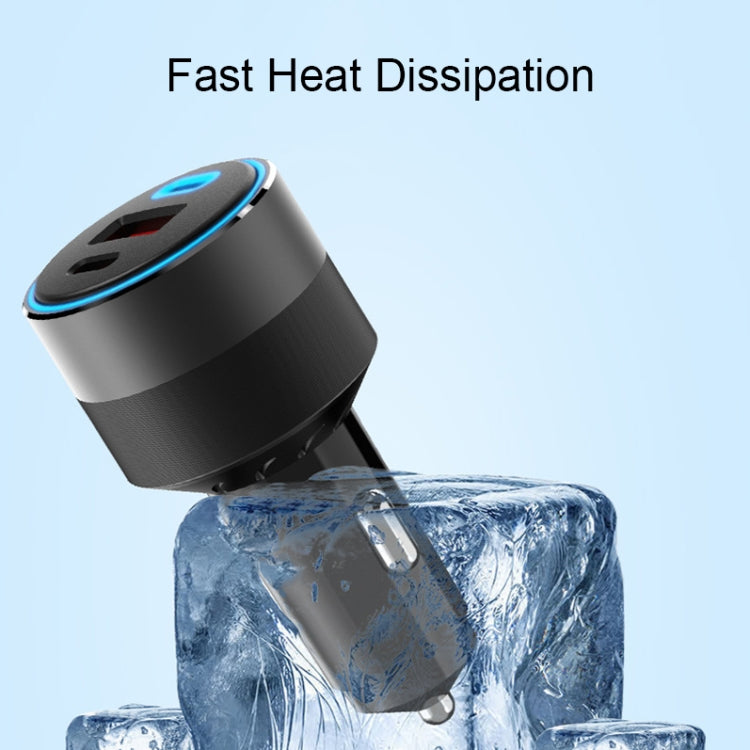 IBD353 Multifunctional Flame Retardant Car Phone Charger, 1U2C 130W, 58.5W, 2UC 66W