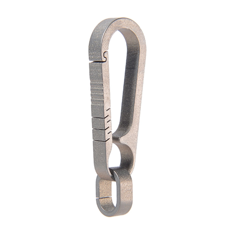 Men Titanium Alloy Keychain Car Key Waist Hanging, Titanium Color, Blue, Colorful Titanium