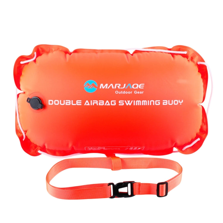 MARJAQE  Double Air Bag Safety Training Swimming Buoy with Waist Belt, Swimming Buoy(Fluorescent Green), Swimming Buoy(Orange)