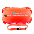 MARJAQE  Double Air Bag Safety Training Swimming Buoy with Waist Belt, Swimming Buoy(Fluorescent Green), Swimming Buoy(Orange)