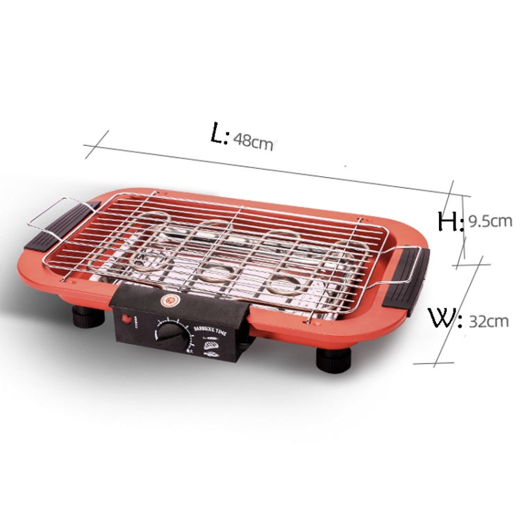 1800W Electric Grill Home BBQ Grill, EU Plug, EU Plug Black, EU Plug Red