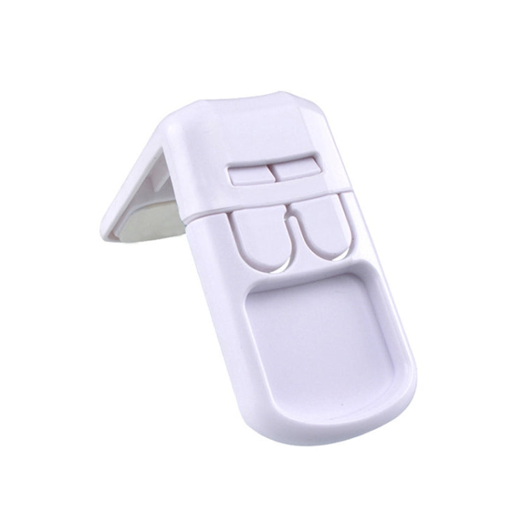 3 PCS Drawer Cabinet Door Child Safety Right Angle Lock, White, Black, Coffee, Light Blue, Light Green, Pink