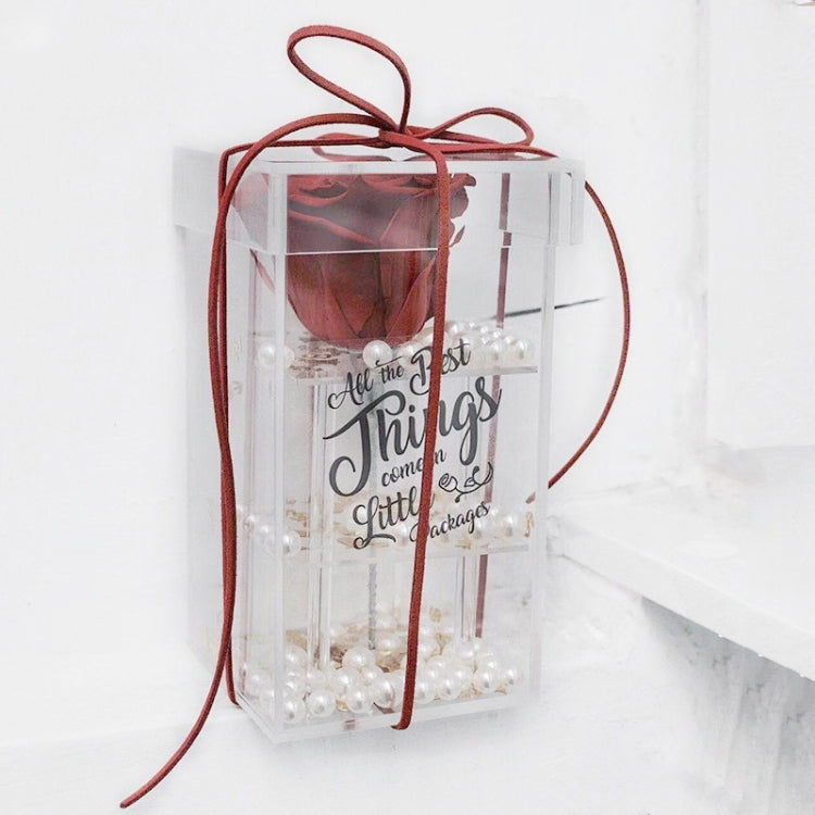 Square Transparent Acrylic Gift Box Flower Box, 1 Hole, 4 Holes, 9 Holes, 16 Holes, 25 Holes, 36 Holes