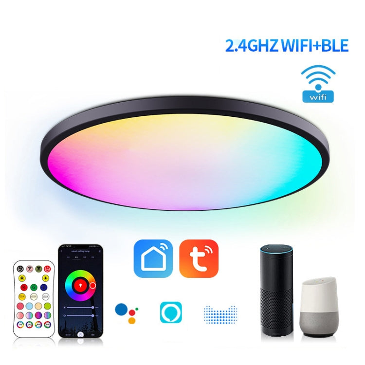 RGBCW Smart Graffiti App Voice Ceiling Light, Voltage:, EU Standard 220V-240V, US Standard 110V-130V
