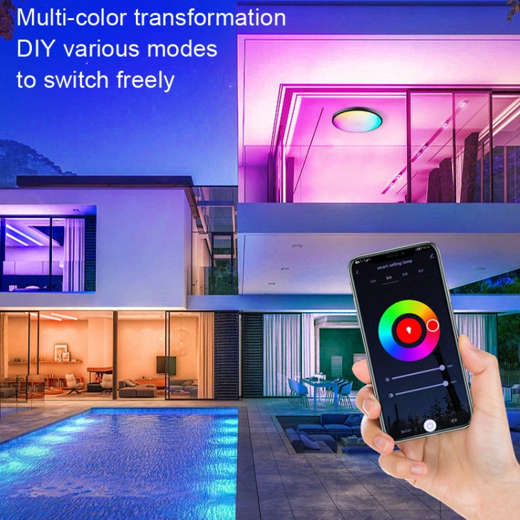 RGBCW Smart Graffiti App Voice Ceiling Light, Voltage:, EU Standard 220V-240V, US Standard 110V-130V