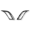 For BMW X1 F48/X2 F39 2pcs /Set Right-Hand Drive Dashboard Air Conditioner Air Vent Knob Sticker, Right-Hand Drive
