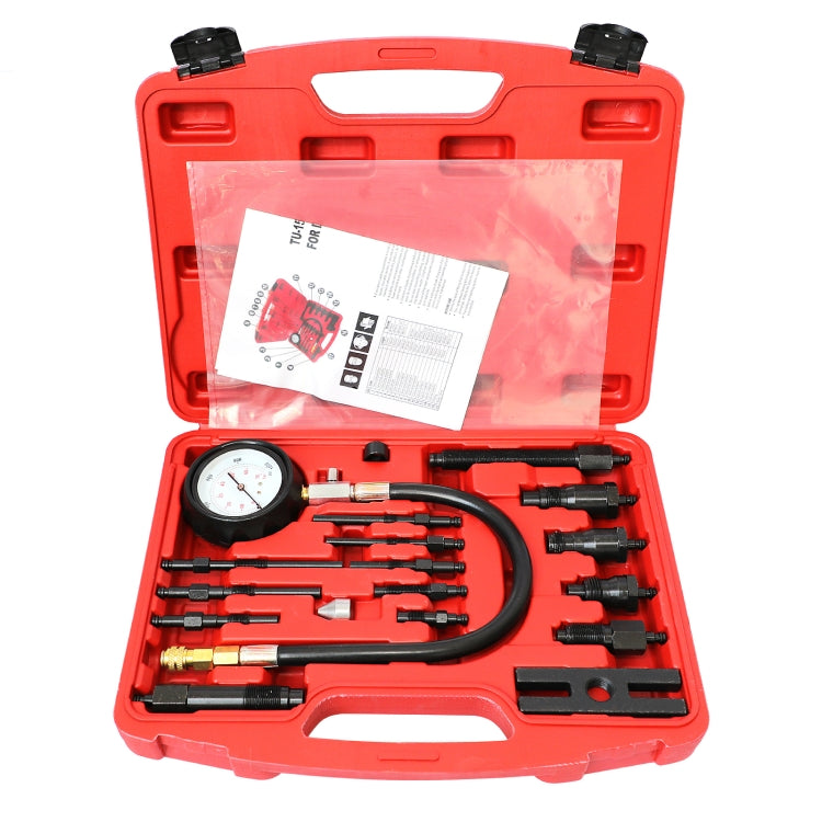 18 PCS / Set TU-15B Diesel Cylinder Pressure Meter Cylinder Pressure Detection Tool, 18 PCS / Set
