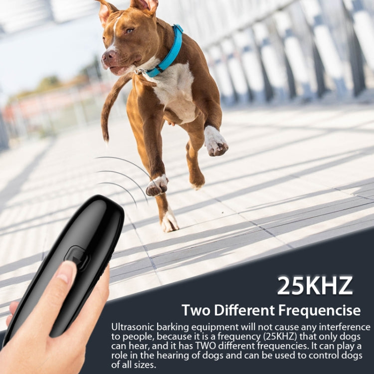 UB100 Ultrasonic Trainer Barking Device Handheld Portable Driving Artifact, UB100 Black, UB100 Silver