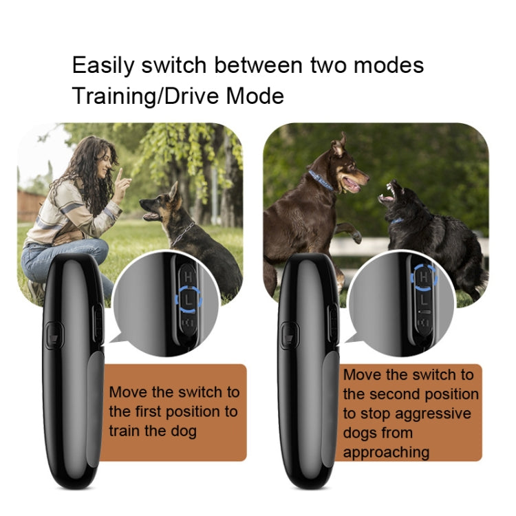 UB100 Ultrasonic Trainer Barking Device Handheld Portable Driving Artifact, UB100 Black, UB100 Silver
