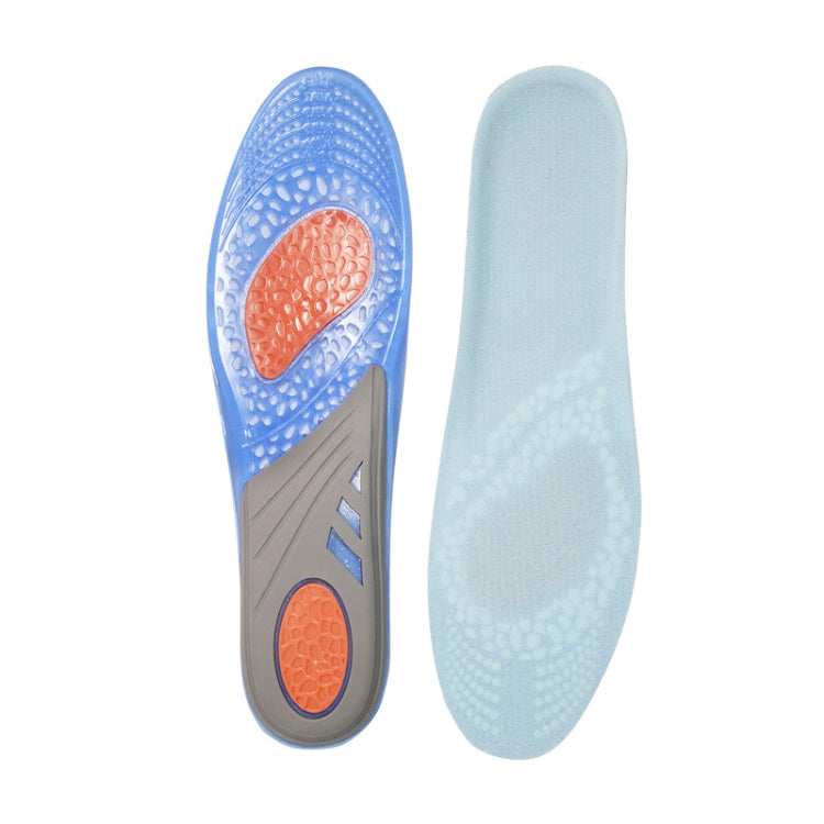 TPE GEL Sports Insole Shock-absorbing Sweat-absorbing Running Insole, Male 41-46