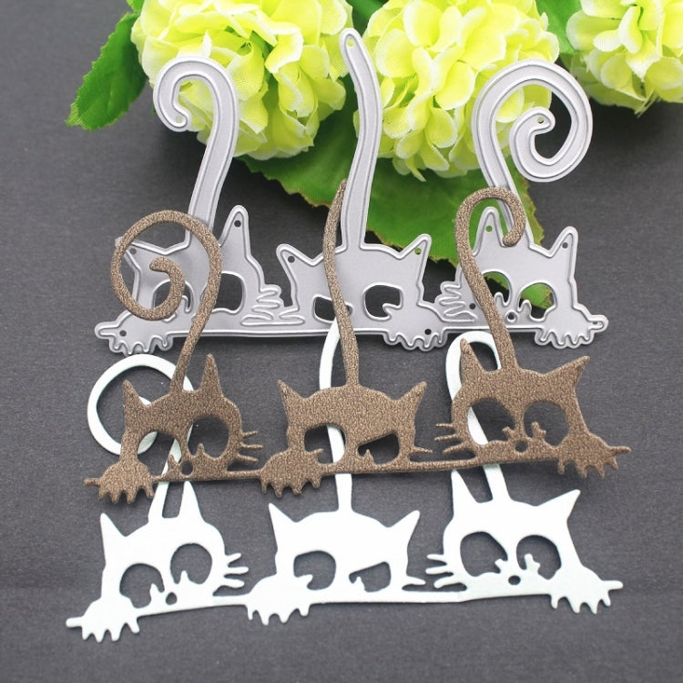 Three Kittens Metal Embossing Cutting Die, Three Kittens
