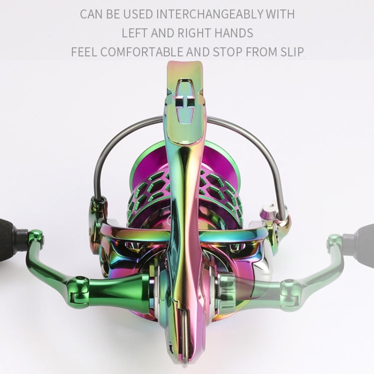 Colorful Metal Fish Line Wheel Long Throw Sea Rod Spinning Wheel, SK1000, SK2000, SK3000, SK4000, SK5000, SK6000