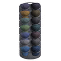 Felt Baseball Cap Display Stand Non-woven Hanging Storage Bag,Style: 7 Grids Single Row 3mm, 14 Grids Double Row 3mm, 7 Grids Single Row 3mm