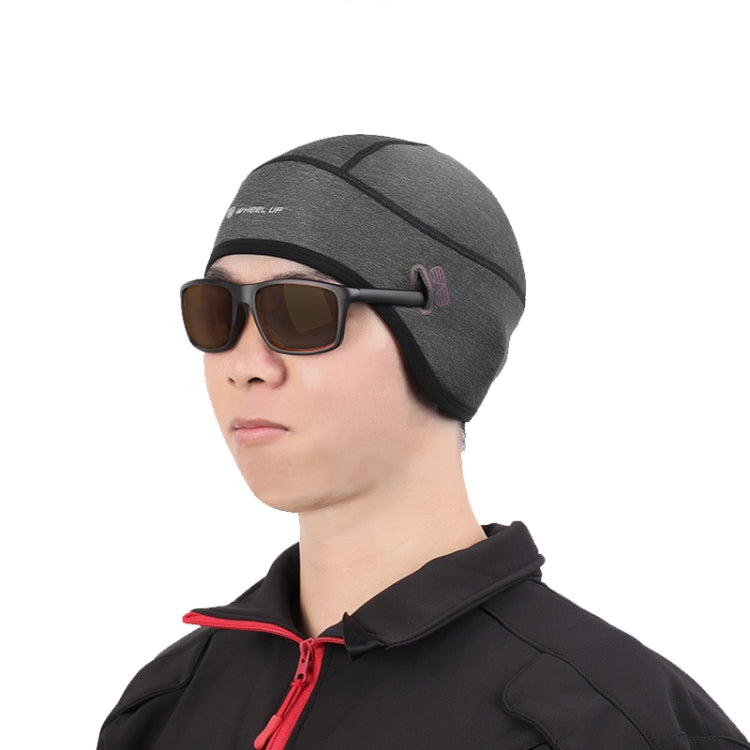 WHEEL UP 7255 Ooutdoor Warm Skiing Cycling Headgear Hiking Hat, Black (no Hole), Deep Gray (no Hole), Black (with Hole), Deep Gray (with Hole)