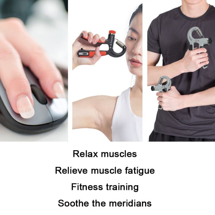 5-60KG Adjustable Grip Strength Wrist Fitness Exerciser, All Black, Orange Black, Red Black, Blue Black, Gray Black, All Black Countable, Orange Black Countable, Blue Black Countable, Gray Black Countable